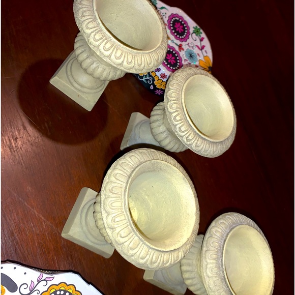 NWT’s Lancaster Market Set of 4 Candle🕯Holder’s &/Or Set of 4 Mini Planter’s🪴 - Picture 2 of 16